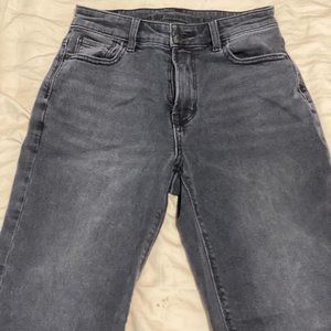 American Eagle Stretch Mom Jeans (Black)